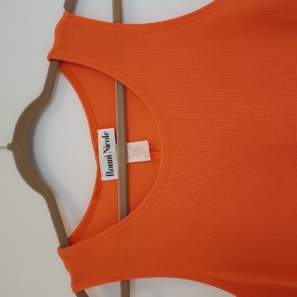 Ronni Nicole Dress. Orange size 12 - Picture 2 of 3